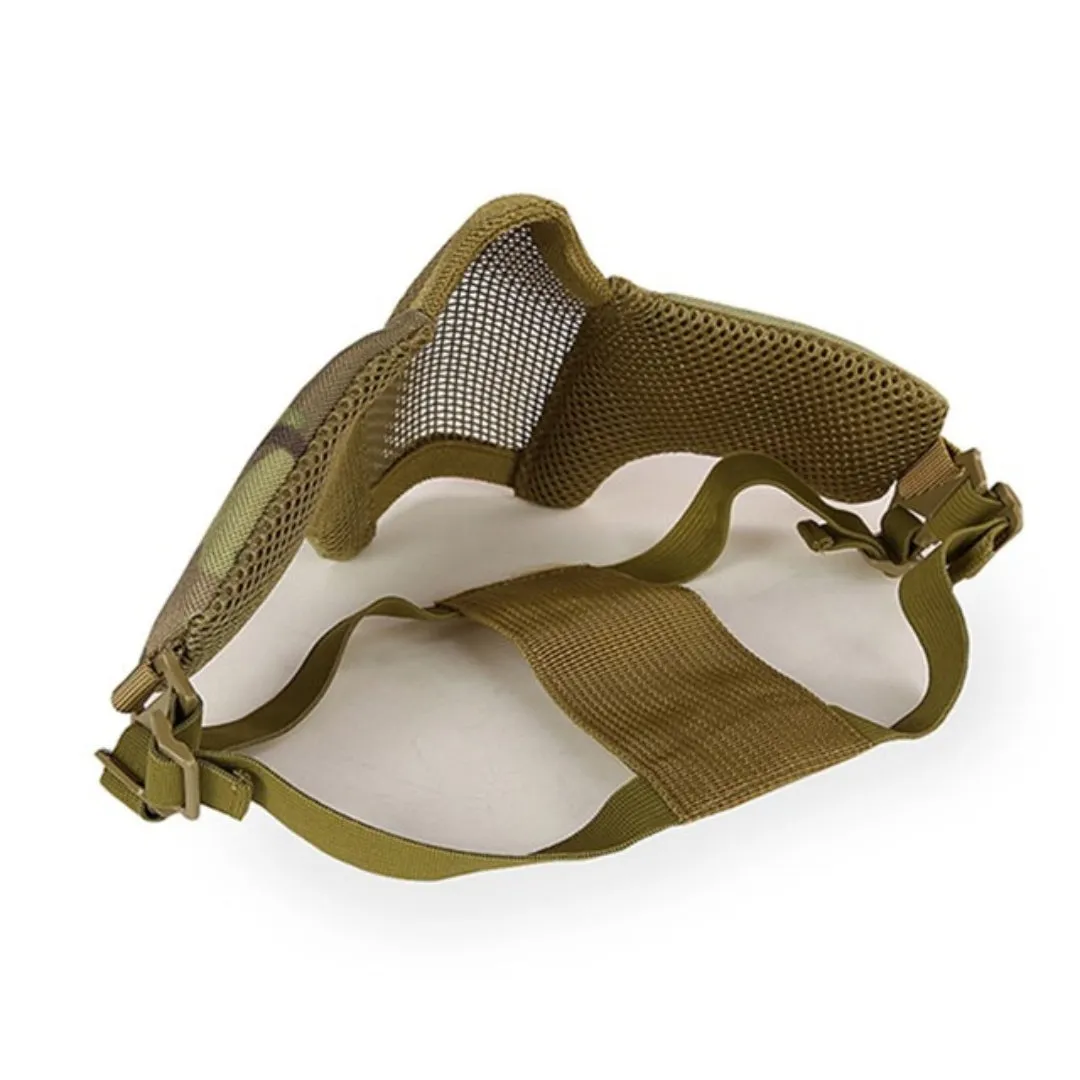 WST MINI Steel Mesh Mask, Children / Ladies - Ranger Green