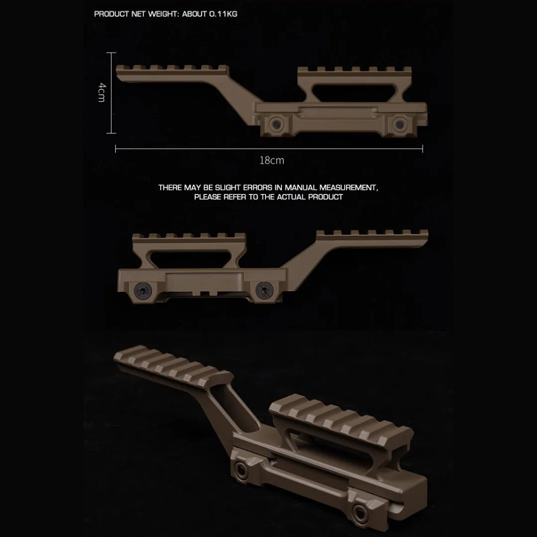 WST T1 HYDRA MOUNT, Low RIS / Guide rail - Tan