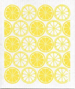 Yellow Citrus Dishcloth