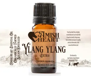 Ylang Ylang (Extra) Essential Oil | Amish Heart | Organic & Luxurious