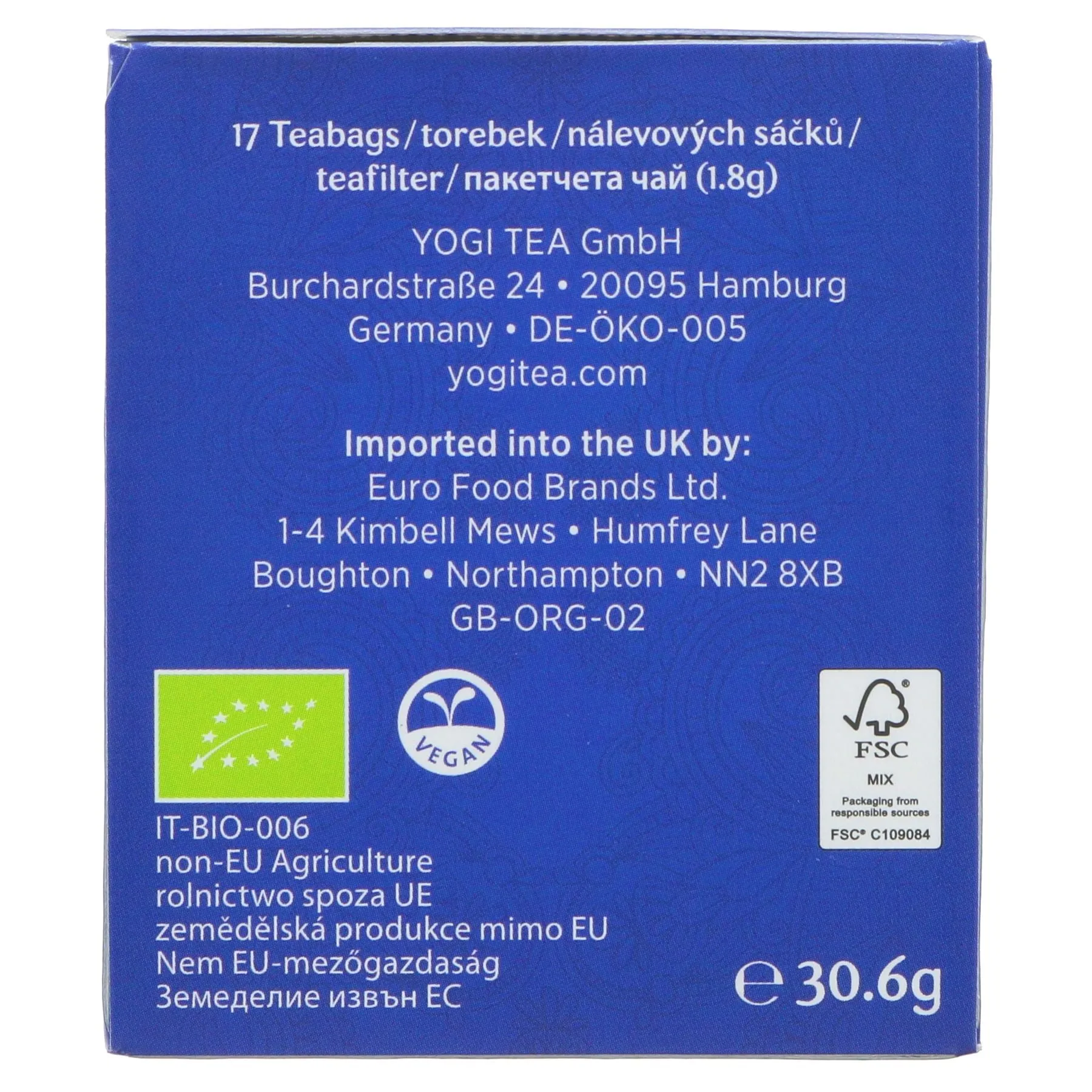 Yogi Tea | Bedtime - Fennel, Chamomile, Valerian | 17 bags