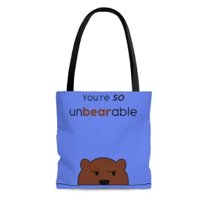 You're so unbearable light blue AOP Tote Bag