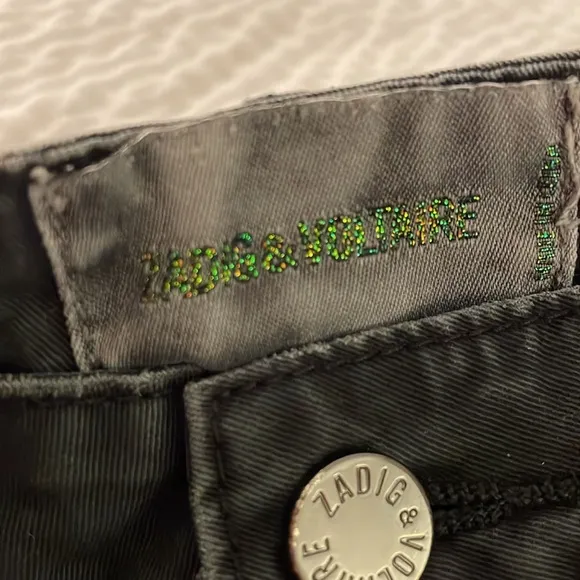 Zadig &amp; Voltaire Black Mini Skirt