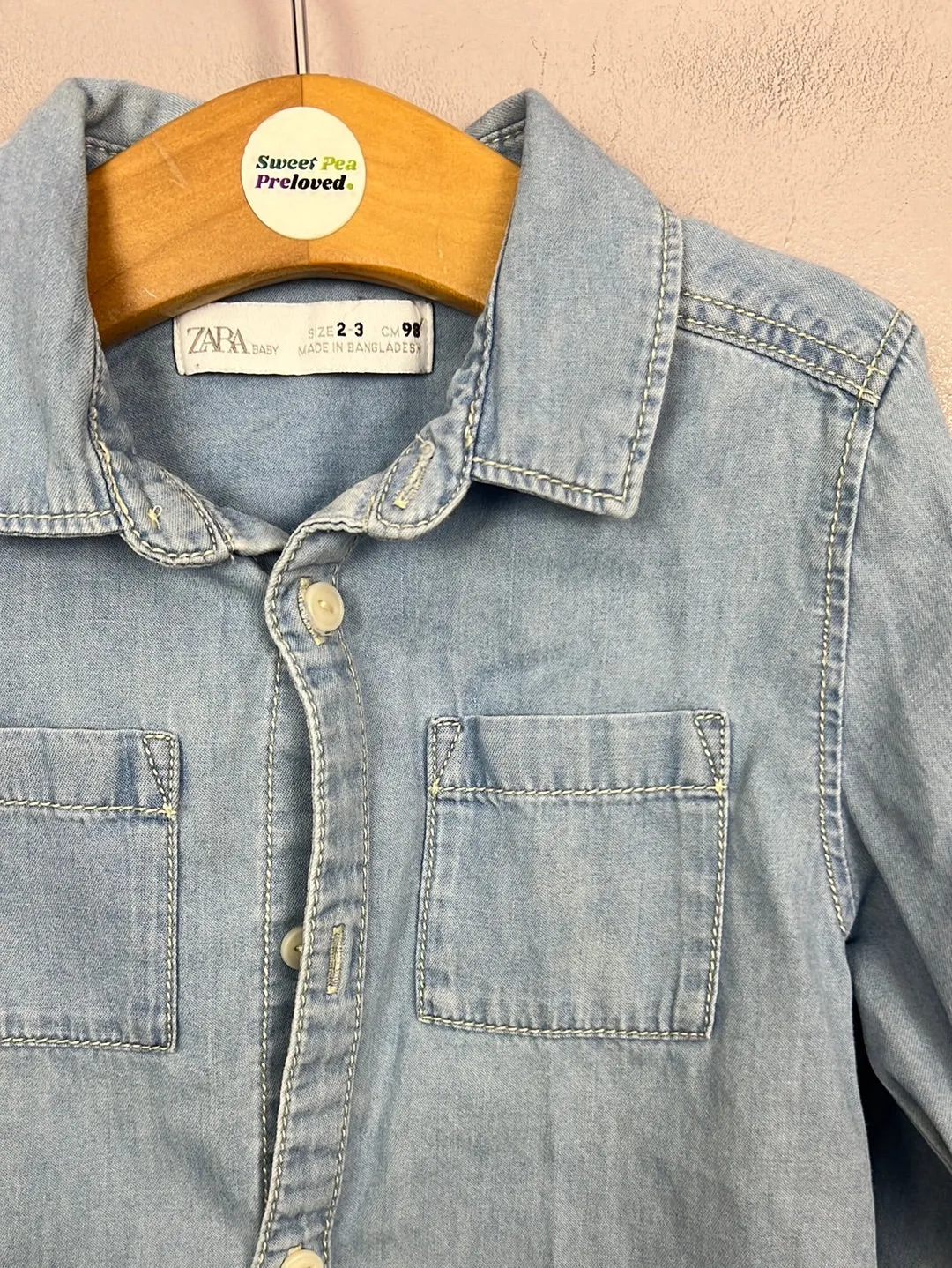 Zara Chambray shirt 2-3y