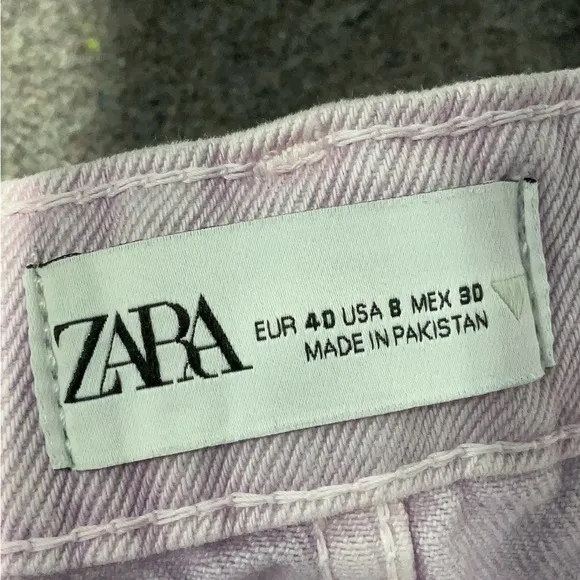 Zara purple size 8 Women's Lavender Shorts