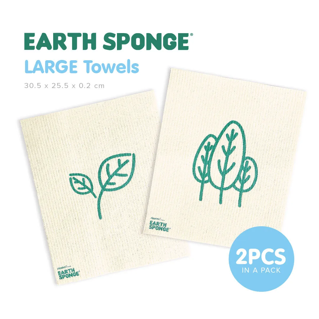 Zippies Earth Sponge Reusable Paper Cloth Towels